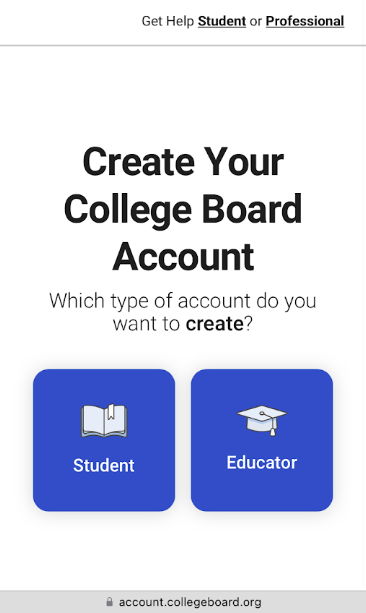 Create a Student Account